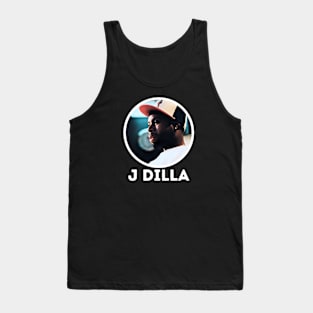 j dilla || white vintage Tank Top